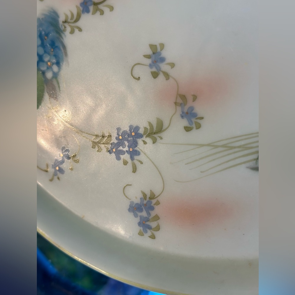 Lovely Antique Hand Painted Plate 9” - Picture 7 of 10